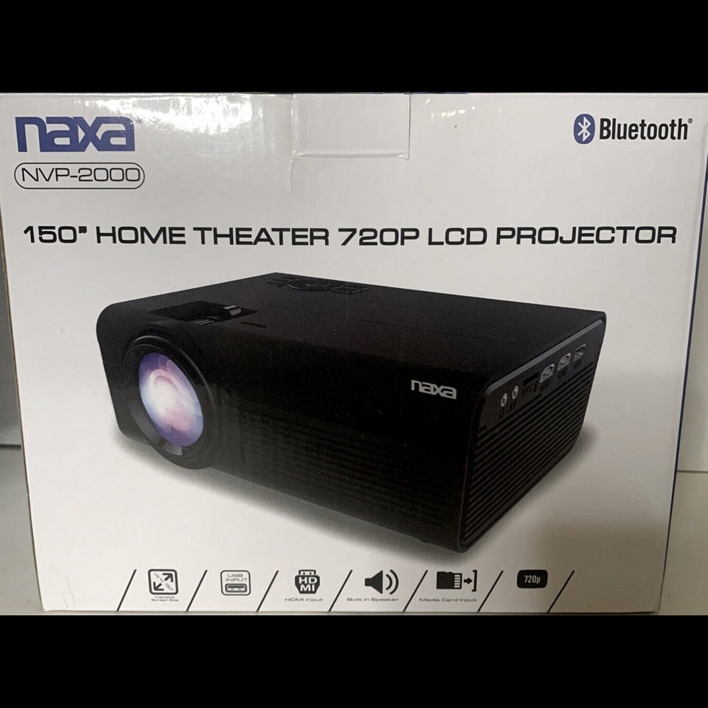 📽New! NAXA NVP-2000 Home Theater Projector